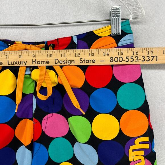 LOUDMOUTH Shorts 30 Disco Balls Swim Trunk Boardshort Drawstring Black - Picture 11 of 14